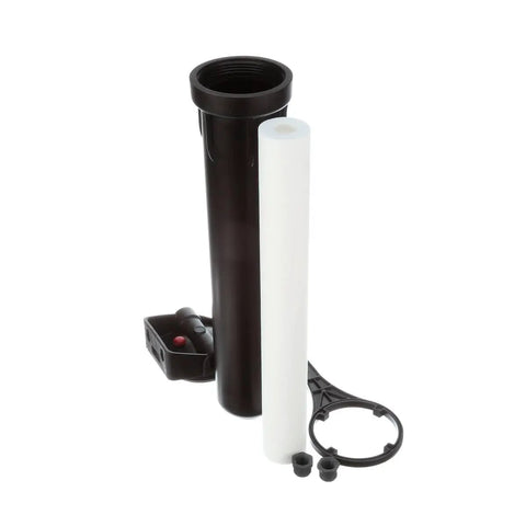162F Fixed Thermostat For Water Filtration System, OEM Replacement For E-20 Prefilter EV9795-90, shown in black and white components