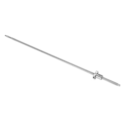 Piercing Ball Screw Tool SFU1204 700mm With Anti Backlash Dope Rolled Ballscrew For CNC Machines Smooth Motion And High Precision Silver Finish
