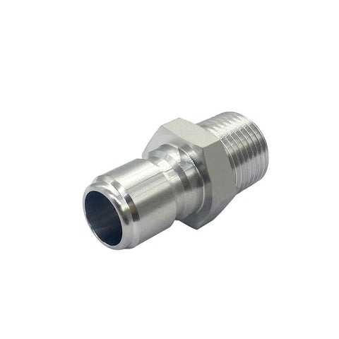 JoyTube 1/2 in NPT stainless steel male quick-disconnect sanitary fitting, pack of 2