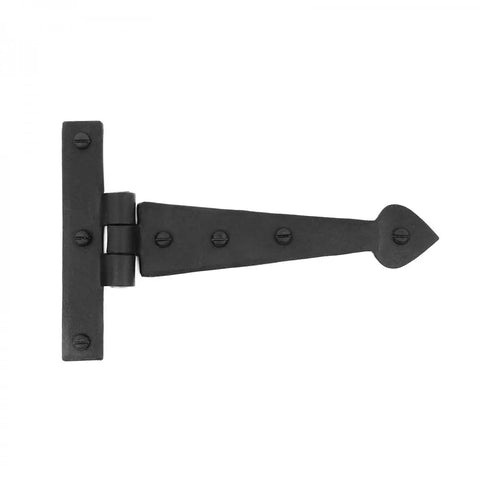 Heavy Duty Black Iron Arrow T Strap Hinge 6 Inch Long For Cabinet Doors And Gates Tough As Nails Rust Resistant