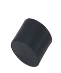 Rock Solid Rubber Vibration Isolators And Shock Absorbing Mounts That Crush Engine Rattling Features M10 Female Thread Bobbin Damper Stud With A Hella Sturdy 50X50mm Base showing a black rubber isolator mount.