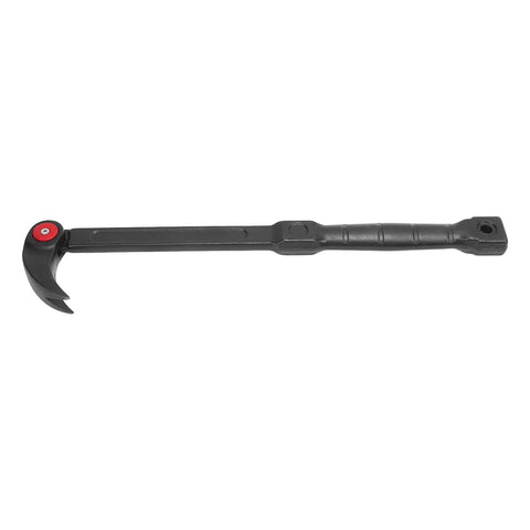 Heavy Duty 18 Inch Adjustable Indexing Pry Bar Featuring A Rock Solid Rotating Head And 14 Secure Locking Positions forged from CrV steel.