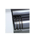 Close-up of the roller mechanism on the Heavy Duty 220V 2HP Single Phase Power Plate Roller for 14 Gauge Sheet Metal.