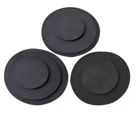 Pro Grade Graphite Disc Set Five Pack 5mm Thick 40mm Diameter 99.99 Percent Pure Conductive Graphite Plates