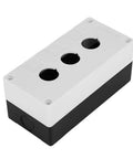 22mm Push Button Switch Box Panel Enclosure With Sealing Rubber Strip For Field Automotive Control White Built Tough And Weatherproof