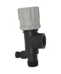 TeeJet 3/4 in PP pressure relief valve with gray cap and black body