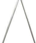 Universal Triangle Motorcycle Stand For Any Bike Beefy Heavy Duty Steel Zinc Coated Rust Resistant Space Saving Quick And Easy Stand Fits 80cc To 500cc Motorcycles Budget Friendly. Triangle shape, made of sturdy steel, with zinc coating.