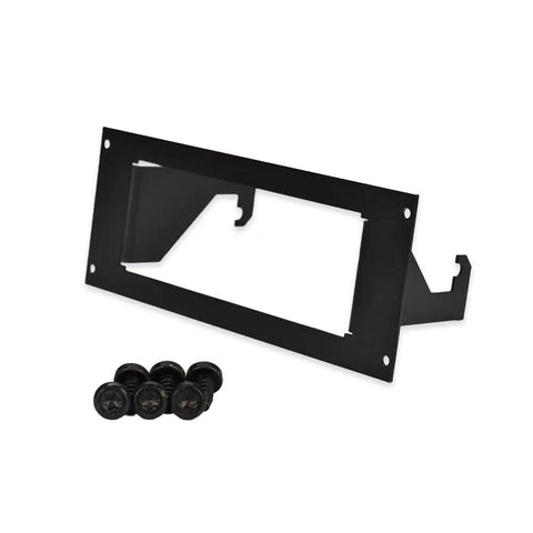 Rugged Super Built Tough One Piece Equipment Mounting Bracket Black For Federal Signal Pa 300 Emergency Vehicles Comes With 3.5 Inch Mounting Space Bolt On Ready