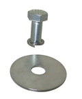 Pro Grade Top Shelf Heavy Duty Clutch Bolt With Flat Washer Hex Screw Kit For Predator 212Cc 6 5Hp Mini Bike Go Kart Engine, silver bolt and washer set.