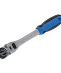 Auto Repair Swivel Head Reversible Ratchet With Three Eighths Inch Drive, 180 Degree Swivel, 72 Tooth Fine Tooth Mechanism