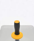 Aluminum Plastering Hawk With 300x300 mm Mortar Board Holder And Soft Grip Handle, close-up of handle and board