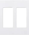 4 Gang Rocker Switch Plate Cover Screwless White Durable Plastic Wall Plate For Outlets 12 Pack Gloss Finish No Fuss Easy Snap On Installation Decorative Wall Plate Cover