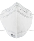 Front view of Filtering Barrier Face Covering AFFM-5 One Size 5-Pack With Stretchable Side Bands For A Snug Fit And All Day Comfort