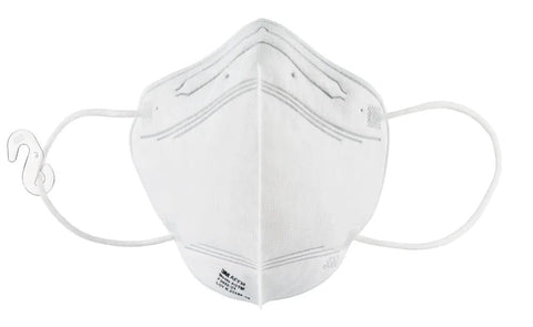 Front view of Filtering Barrier Face Covering AFFM-5 One Size 5-Pack With Stretchable Side Bands For A Snug Fit And All Day Comfort