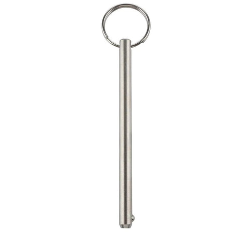 Quick release pin with ring, 5/16 in diameter, 4.72 in long, 316 stainless steel for Bimini top