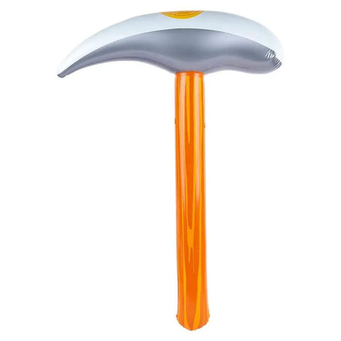 Inflatable Pick Axe Prop 33 Inch Wood And Silver Mining Tool For Party Decor And Themed Events Lightweight And Easy To Inflate