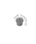 30 Pack Sewing Machine Rubber Needle Rod Covers With Silicone Grommet Plugs For Surface Protection And Precise Fit Pro Grade Replacement Parts For Professional Equipment Maintenance, grey 1cm plug