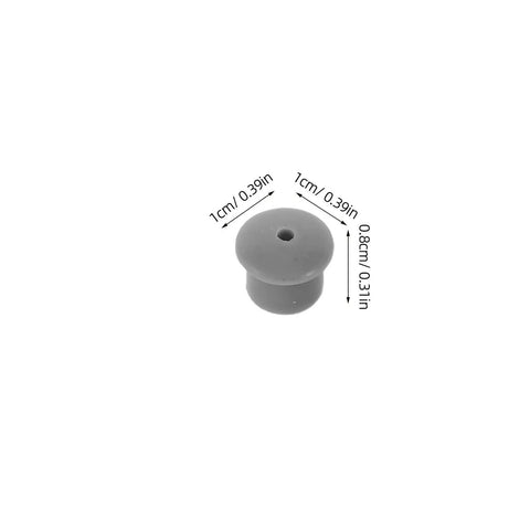 30 Pack Sewing Machine Rubber Needle Rod Covers With Silicone Grommet Plugs For Surface Protection And Precise Fit Pro Grade Replacement Parts For Professional Equipment Maintenance, grey 1cm plug