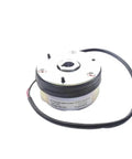 Electromagnetic brake for forklift, model ZDS-48V-8N.M, round metal housing with wiring harness