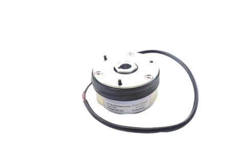 Electromagnetic brake for forklift, model ZDS-48V-8N.M, round metal housing with wiring harness