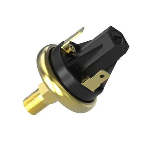 Heavy Duty Pressure Switch With Built In Gauge For Air Oil And Water Systems, A Workhorse For Precise 1 To 30 Psi Adjustable Range