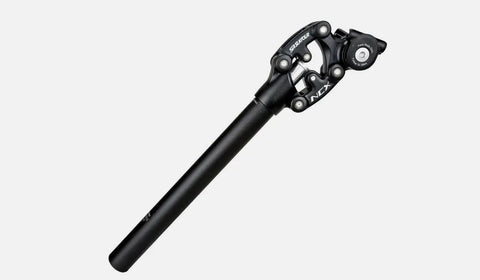 SP12 NCX Suspension Seatpost For MTB Road And Gravel Bikes With Parallelogram Design Delivers Consistent Pedal Positioning And Smooth Ride