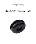 Buna N Rubber Grommet For Nine Sixteenth Inch Hole In One Eighth Inch Thick Panel With Five Sixteenth Inch Center Hole