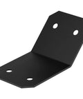 Eight Pack 45 Degree Angle Brackets For 6x6 Posts Pergola Gazebo Lumber Connector 11 Gauge Steel Powder Coated with holes