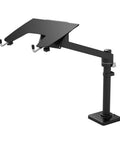Bulletproof Monitor Arm Desktop Mount With Zero Hassle Height Adjustments And Hella Smooth Swivel Tilt Motion for ergonomic use.