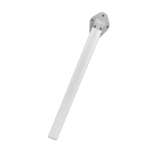 555mm Folding Table Leg Detachable Aluminum Alloy Beefy Heavy Duty Silver Space Saving Leg For Kitchen And Dining, side view