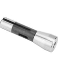 MT1 Reducing Spindle Adapter With Morse Taper Drill Sleeve In Premium Alloy Steel, side view showing 114mm length for lathe use