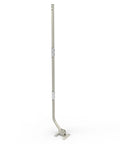 Beefy Universal Outdoor Mounting Pole For TV Antenna And Weather Station with Heavy Duty Aluminum Bracket, 49.5 Inch Extension Arm