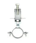 Heavy Duty Conduit Hanger Kit With Beam Clamp And Pipe Support Bracket For I-Beam Install, 1-1/4 Inch Cable Clamps, Galvanized Steel