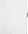 50 Sheets White Carbon Paper For Easy Tracing And Transfer Graphite Paper Pack With 5 Double Ended Embossing Styluses For Wood Paper