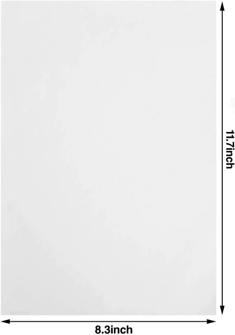 50 Sheets White Carbon Paper For Easy Tracing And Transfer Graphite Paper Pack With 5 Double Ended Embossing Styluses For Wood Paper