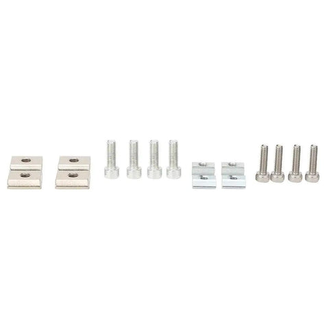 Components of a 2 Inch Mini Drill Press Bench Vise Clamp With Aluminum Flat Jaw Opening 50mm Clamping Range for projects.