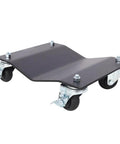 Two Piece Beefy Heavy Duty Car Dolly Set With 5000 Lbs Total Capacity Steel Wheel Dollies With 360 Degree Swivel Casters And Brakes For Garage Trucks SUVs Trailers And Motorcycles, single steel dolly
