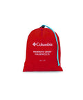 Red carry bag for One Person Camping Hammock With Durable Ripstop Fabric And Heavy Duty Straps For Up To 300 Lbs with brand name visible.