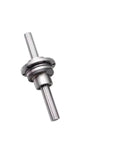 High-Precision Rotary Ball Spline Screw Nut for Linear Motion Systems, shown in metal finish, ideal for CNC and 3D printer projects.