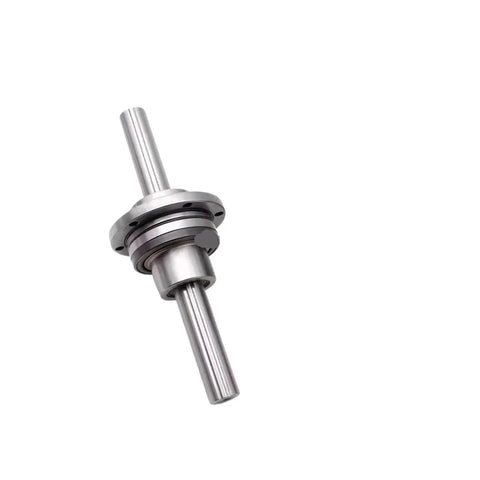High-Precision Rotary Ball Spline Screw Nut for Linear Motion Systems, shown in metal finish, ideal for CNC and 3D printer projects.
