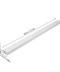 Self Adhesive Cable Raceway Pvc Cord Cover Peel And Stick Wire Organizer 40cm white strip for tidy cable concealment.
