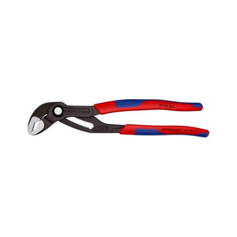 Cobra Water Pump Pliers 10 Inch With Self Locking Grip Quick Touch Button Adjustment And Fine Tuning For Pipes And Nuts