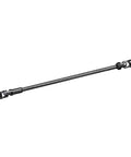 Beefy Steel Cut To Length Drive Shaft With Universal Joint For 68 To 229mm Length RC Crawler LCG Rigs Capra SCX10 Pro Two Pack Black CNC Machined Stainless Steel With Spline Engagement Fits 5mm Output Includes 4mm Set Pins For Pinion And Transmission, black adjustable RC drive shaft with UJ