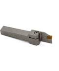 Heavy Duty Nickel Plated Right Hand Indexable Lathe Parting Grooving Holder With GTN 2 QC1402 Carbide Inserts and 10 Pieces