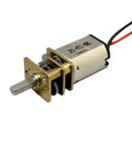 Ga12 N20 12 Mm Full Metal Gear Reduction Motor With D Shaft DC 3V To 6V 36 RPM, showing compact design with metal gears.