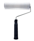 Slick 13mm Spiked Paint Roller With Ergonomic Plastic Handle For No Sweat Bubble Removal And Crisp Wall Prep, showing the roller design.