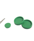 All In One Linear Motion Rail Set For CNC Machines 100 Piece Kit with green plastic caps and steel rail