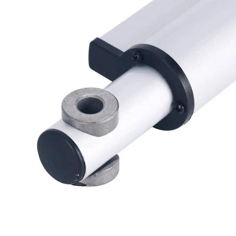 Close-up of the mounting bracket of the Beefy 24V Linear Actuator With Adjustable 25mm To 1000mm Stroke 950 RPM And 3000N Thrust