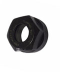Two Piece ER20 Metal Collet Nuts For Cnc Routers And Engravers showing a black clamping nut with internal threading and hexagonal shape.