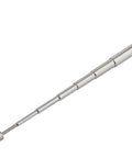 Telescopic 7-Section Antenna 74cm AM FM Replacement For Indoor Portable Radios Home Stereo And TV Tuner, stainless steel close-up